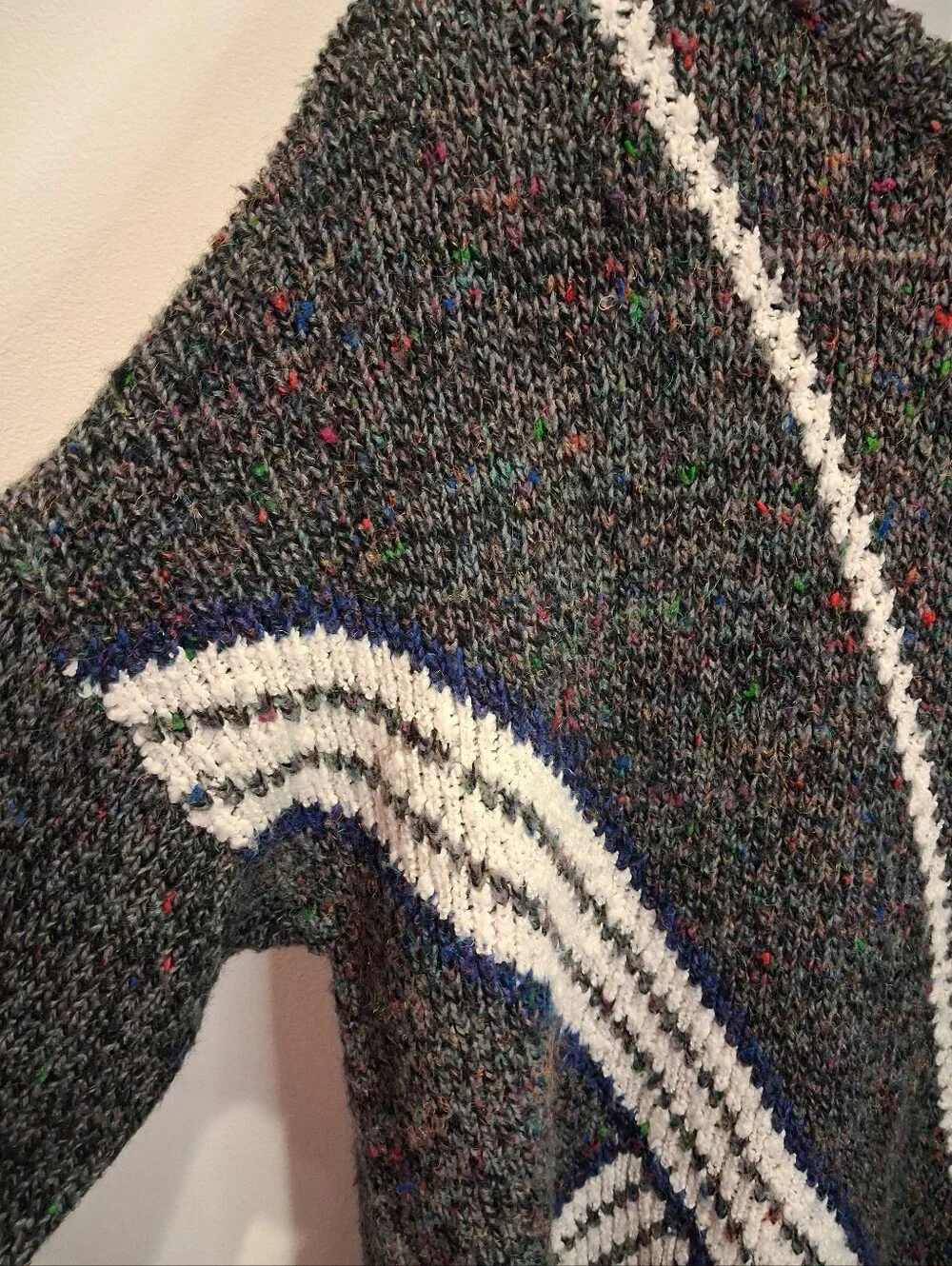 Vintage M'des Mens Size XL Grandpa Sweater Wool Blend